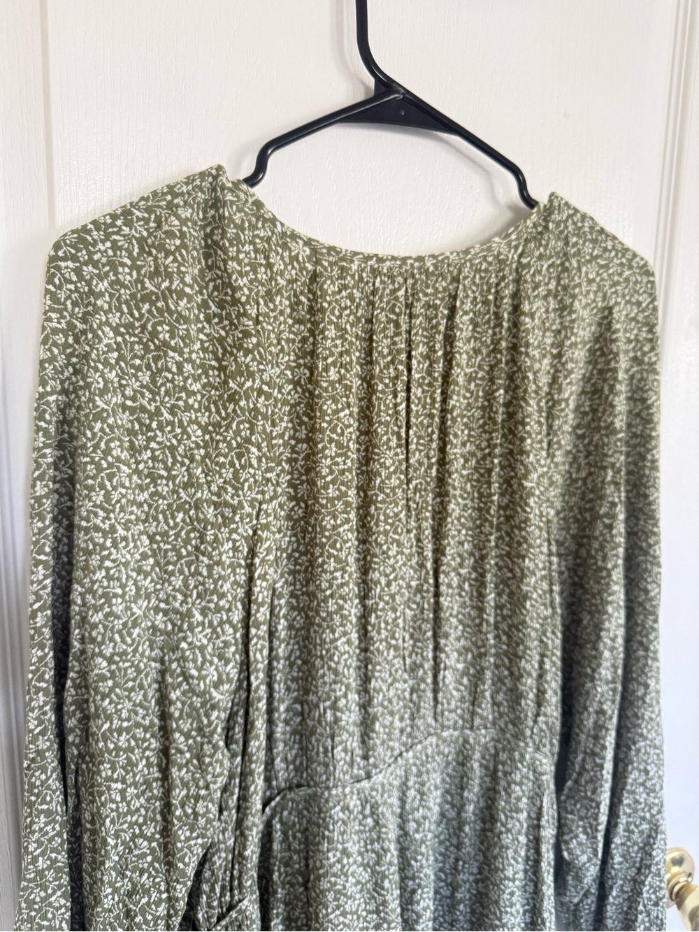 Faherty Sirene Green Floral Dress - Picture 9 of 9
